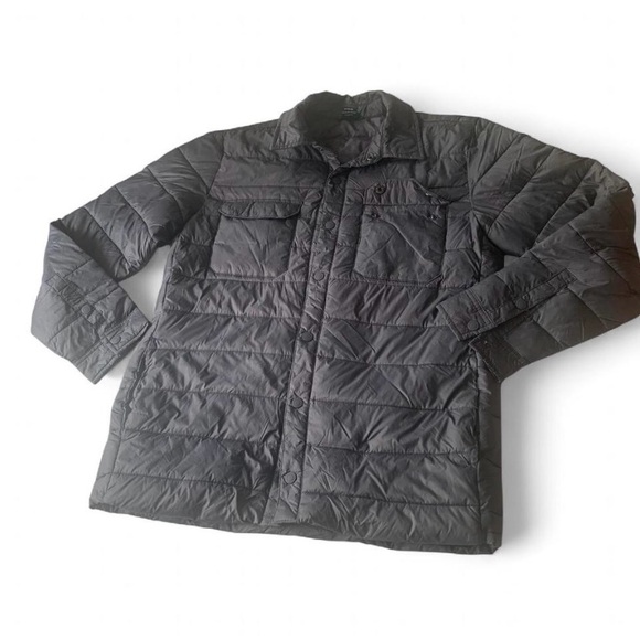 George collared puffer jacket Fall winter quilted coat size Small retro - Picture 1 of 6